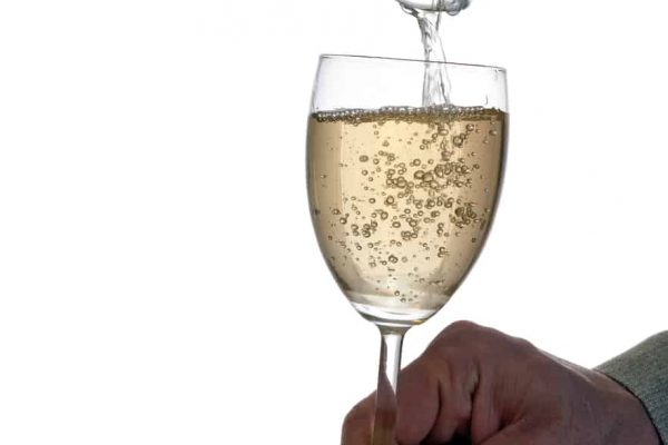 Glass of white wine